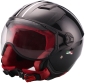 Preview: Helm VITO JET MODA - schwarz-glänzend